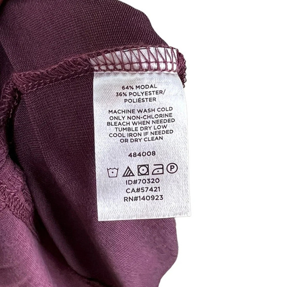 Loft • Purple Modal Blend Long Sleeve - Picture 4 of 6